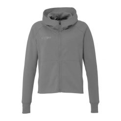 Damska bluza z kapturem na zamek Kempa STMNT. Szare bluzy Kempa, bez wzorów, sportowe, bez ramiączek, z kapturem. Za 337.50 zł.