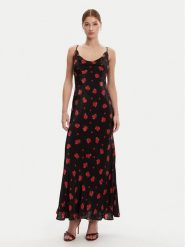 BARDOT Sukienka wieczorowa 59709DB2 Czarny Regular Fit. Czarne sukienki Bardot, bez wzorów, z wiskozy, wizytowe, bez kołnierzyka, bez ramiączek. Za 299.99 zł.