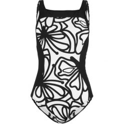 Kostium kąpielowy shape bonprix czarno-biały wzorzysty. Stroje jednoczęściowe marki bonprix. Za 99.99 zł.