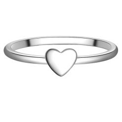 Trilani Pierscionek Serce z Srebra Sterling w srebrze Pierścionki 1 ct Damski. Szare pierścionki Trilani, srebrne. Za 159.99 zł.