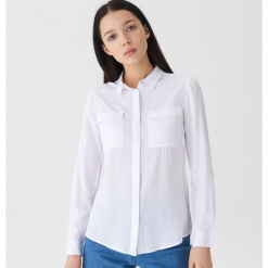 Koszula z kieszeniami - Biały. Koszule marki QUECHUA. Za 59.99 zł.