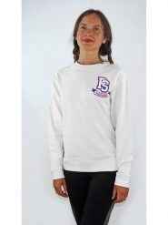 Plein Sport Bluza w kolorze białym rozmiar: XS. Białe bluzy bez kaptura Plein Sport, xs, bez wzorów, bez kaptura. Za 140.86 zł.