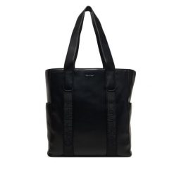 Torebka Calvin Klein. Czarne shopper bag Calvin Klein, bez wzorów, bez dodatków. Za 569.99 zł.