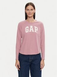 Gap Bluzka 534389-01 Różowy Relaxed Fit. Czerwone bluzki GAP, xs, bez wzorów, z bawełny, bez kołnierzyka, bez ramiączek. Za 109.99 zł.