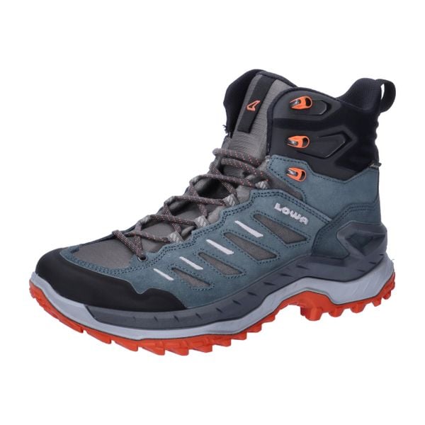 LOWA buty średnie INNOVO GTX MID. Brązowe buty trekkingowe Lowa, z materiału, bez zapięcia. Za 869.17 zł.