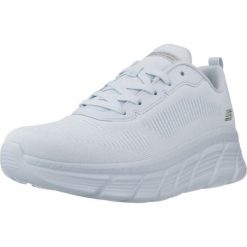Buty SKECHERS 117385S Niebieski. Niebieskie buty sportowe lifestyle Skechers, bez wzorów, z materiału, casualowe, bez zapięcia. Za 281.99 zł.