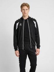 Bluza dresowa zapinana na zamek błyskawiczny Hummel Core 2.0. Białe bluzy bez kaptura Hummel, s, bez wzorów, z dresówki, bez kaptura, na fitness i siłownię. Za 226.00 zł.