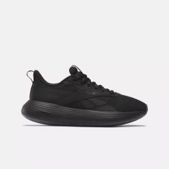 Buty sportowe damskie Reebok DMX Comfort+ sneakersy czarne (100034130). Czarne buty trekkingowe Reebok, z materiału, bez zapięcia. Za 259.00 zł.