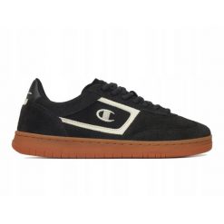 BUTY damskie CHAMPION S11759-KK006 stylowe czarne trampki skóra 36. Czarne trampki Champion, bez wzorów, ze skóry, eleganckie, bez zapięcia. Za 299.00 zł.
