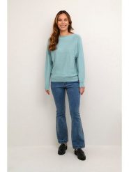 CULTURE Sweter w kolorze błękitnym rozmiar: XL. Niebieskie swetry Culture, s, bez wzorów, z wiskozy, klasyczne, bez ramiączek. Za 99.33 zł.