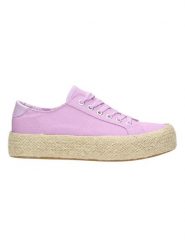 Claudia Ghizzani Espadryle w kolorze fioletowym rozmiar: 37. Różowe espadryle Claudia Ghizzani, bez wzorów, bez obcasa, na platformie. Za 110.04 zł.