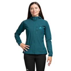 Kurtka softshell damska Echo Hooded Women. Zielone kurtki przejściowe sportowe MOUNTAIN EQUIPMENT, s, bez wzorów, z softshellu, bez kaptura, trekkingowe. Za 749.99 zł.