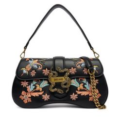 Torebka Just Cavalli. Czarne torebki klasyczne Just Cavalli, bez wzorów, klasyczne, bez dodatków. Za 1,039.00 zł.