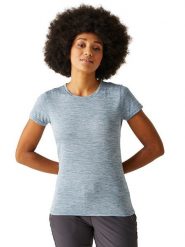 Regatta Koszulka sportowa "Fingal Edition" w kolorze błękitnym rozmiar: 46. Niebieskie t-shirty sportowe Regatta, bez wzorów, z materiału, bez ramiączek, outdoorowe. Za 53.17 zł.