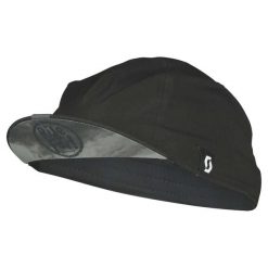 Czapka z daszkiem Scott. Czarne czapki z daszkiem Scott, bez wzorów, z materiału, sportowe. Za 173.00 zł.