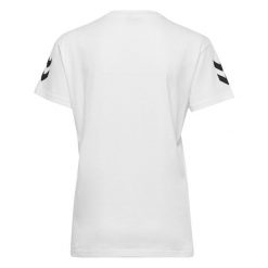Koszulka sportowa z krótkim rękawem damska Hummel hmlGO cotton. Czerwone t-shirty sportowe Hummel, s, bez wzorów, z bawełny, bez ramiączek, do piłki nożnej. Za 39.69 zł.