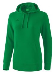 Erima Bluza "ERIMA" w kolorze zielonym rozmiar: 38. Zielone bluzy Erima, bez wzorów, bez ramiączek, z kapturem. Za 88.02 zł.