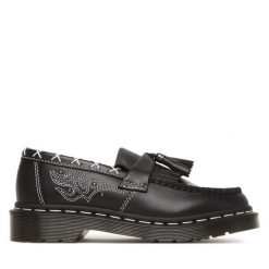 Mokasyny Dr. Martens. Czarne mokasyny Dr Martens, bez wzorów. Za 629.99 zł.