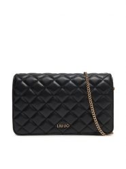 Liu Jo Torebka Ecs Xs Crossbody AA5219 E0015 Czarny. Czarne kopertówki Liu Jo, bez wzorów, ze skóry, wizytowe, bez dodatków. Za 369.99 zł.
