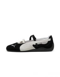 Buty PUMA Speedcat Ballet SD Noir/Blanc. Białe buty do biegania Puma, bez wzorów, z materiału, bez zapięcia, do biegania. Za 465.90 zł.
