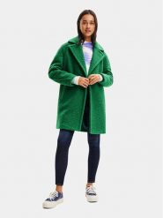 Desigual Płaszcz przejściowy 23WWEW21 Zielony Comfort Fit. Zielone płaszcze Desigual, xl, bez wzorów, z syntetyku, bez kaptura. Za 1,339.00 zł.