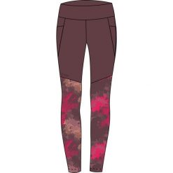 Damskie legginsy fitness Kilpi LIGANO-W. Czerwone legginsy Kilpi, bez wzorów, sportowe. Za 153.53 zł.