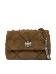 Tory Burch Torebka Diamond Quilt 169170 Zielony. Zielone listonoszki Tory Burch, bez wzorów, ze skóry, bez dodatków. Za 2,929.00 zł.