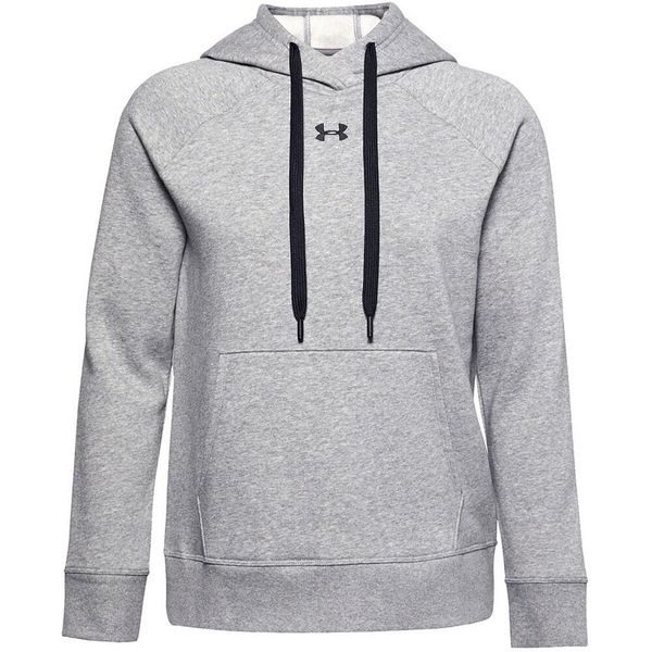 Damska Bluza Z Kapturem Rival Fleece Hoodie. Szare bluzy Under Armour, m, bez wzorów, z kapturem. Za 305.99 zł.