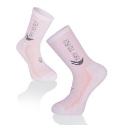 Skarpety tenisowe bawełniane białe. Białe skarpetki TRY TO FLY, bez wzorów, z bawełny. W wyprzedaży za 53.62 zł.