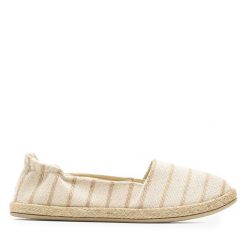 Espadryle Jenny Fairy. Brązowe espadryle Jenny Fairy, bez wzorów, bez obcasa. Za 59.99 zł.