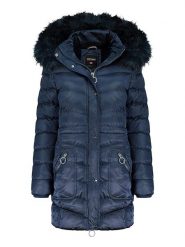 ANAPURNA Płaszcz zimowy w kolorze granatowym rozmiar: XXL. Niebieskie płaszcze ANAPURNA, na zimę, xxl, bez wzorów, z puchu, bez kaptura. Za 246.53 zł.