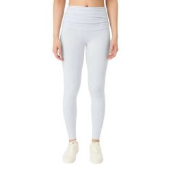 Damskie legginsy Mandala Pilates. Niebieskie legginsy MANDALA, bez wzorów, z bawełny. Za 310.50 zł.