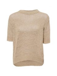 Franco Callegari Sweter z dzianiny Kobiety beżowy, XL. Brązowe swetry Franco Callegari, xl, bez wzorów, z dzianiny, eleganckie, bez ramiączek. Za 169.95 zł.