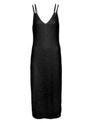 Herrlicher Sukienka w kolorze czarnym rozmiar: S. Czarne sukienki Herrlicher, na co dzień, s, bez wzorów, bez kołnierzyka, bez ramiączek, maxi, proste. Za 126.45 zł.