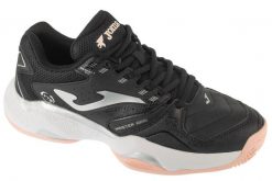 Buty do tenisa damskie, Master 1000 Lady 25 TM10LW. Czarne buty treningowe Joma, bez wzorów, z materiału, przed kostkę, bez zapięcia, tenisowe. Za 199.00 zł.