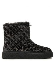 Guess Śniegowce Unitie FLFUTI FAM10 Czarny. Czarne śniegowce Guess, z aplikacjami, z materiału, bez zapięcia. Za 839.99 zł.