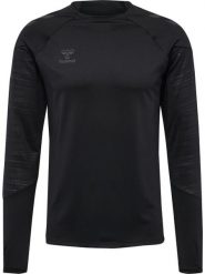 Bluza Hummel Pro. Czarne bluzy Hummel, na zimę, l, bez wzorów, z materiału, klasyczne, bez ramiączek, bez kaptura. Za 193.20 zł.