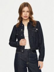 Calvin Klein Jeans Kurtka jeansowa 90's J20J225066 Granatowy Regular Fit. Niebieskie kurtki Calvin Klein Jeans, s, bez wzorów, z bawełny, bez kaptura. Za 439.99 zł.
