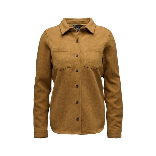 Bluzka damska Black Diamond Project Heavy Flannel. Brązowe bluzki Black Diamond, l, bez wzorów, z bawełny, bez kołnierzyka, bez ramiączek. Za 450.50 zł.