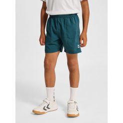 Szorty dla dzieci Hummel Pulse Workout. Niebieskie szorty Hummel, bez wzorów, sportowe. Za 165.00 zł.