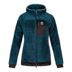 Polar z kapturem dla kobiet Rafiki Tarifa. Niebieskie bluzy z polaru RAFIKI, bez wzorów, z polaru, trekkingowe. Za 468.55 zł.