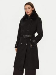 Guess Płaszcz przejściowy Amelia W4BL46 WGKI2 Czarny Regular Fit. Czarne płaszcze Guess, l, z aplikacjami, z syntetyku, bez kaptura. Za 1,189.00 zł.