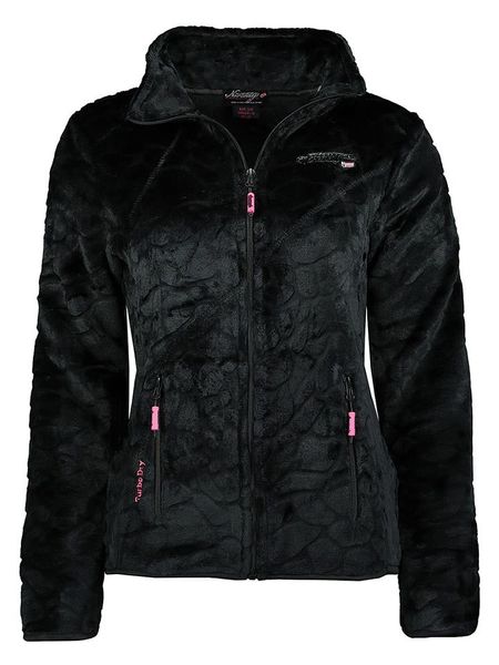 Geographical Norway Kurtka polarowa "Univers Malabar" w kolorze czarnym rozmiar: XL. Czarne kurtki Geographical Norway, xl, bez wzorów, z polaru, bez kaptura. Za 113.63 zł.