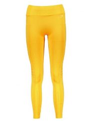 Gymshark Legginsy sportowe "Flawless" w kolorze żółtym rozmiar: L. Żółte legginsy Gymshark, bez wzorów, z materiału, sportowe. Za 88.23 zł.