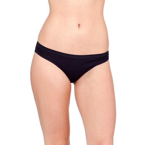 Figi Termoaktywne Damskie Icebreaker Women Siren Bikini. Czarne bielizna termoaktywna damska Icebreaker, bez wzorów, bez ramiączek. Za 169.80 zł.
