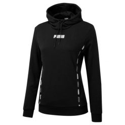 Bluza dresowa damska Puma TAPE. Czarne bluzy Puma, s, bez wzorów, z dresówki, bez kaptura. Za 151.99 zł.