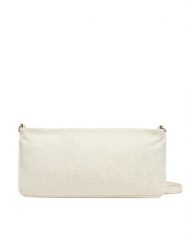 Calvin Klein Jeans Torebka Ckj Monogram Mini Bag LV04K3183G Beżowy. Brązowe listonoszki Calvin Klein Jeans, bez wzorów, z jeansu, bez dodatków. Za 209.99 zł.