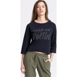 Only - Bluza. Czarne bluzy marki ONLY, z nadrukiem, z bawełny. W wyprzedaży za 49.90 zł.