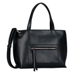 Tom Tailor torebka Tabea czarna. Czarne torebki klasyczne Tom Tailor, bez wzorów, eleganckie, bez dodatków. Za 216.00 zł.