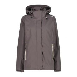 Damska wiatrówka CMP. Brązowe kurtki przejściowe sportowe CMP, l, bez wzorów, z softshellu, bez kaptura, trekkingowe. Za 349.40 zł.